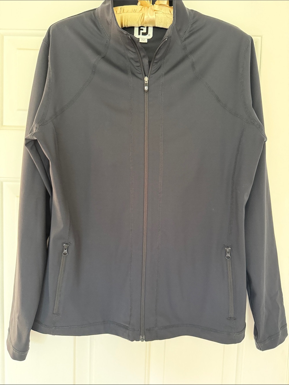 FootJoy Women's Black Full-Zip Performance Utility Jacket - Size M
